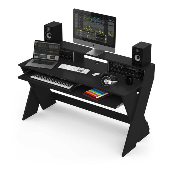 Glorious Sound Desk Pro Black / Furniture for DJs, Producers and Vinyl  Lovers