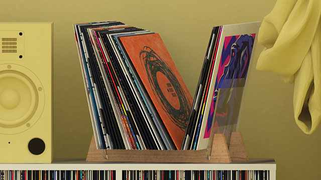 Rangement bac Glorious advanced 110 vinyles - Vinyle & Hi-Fi Vintage